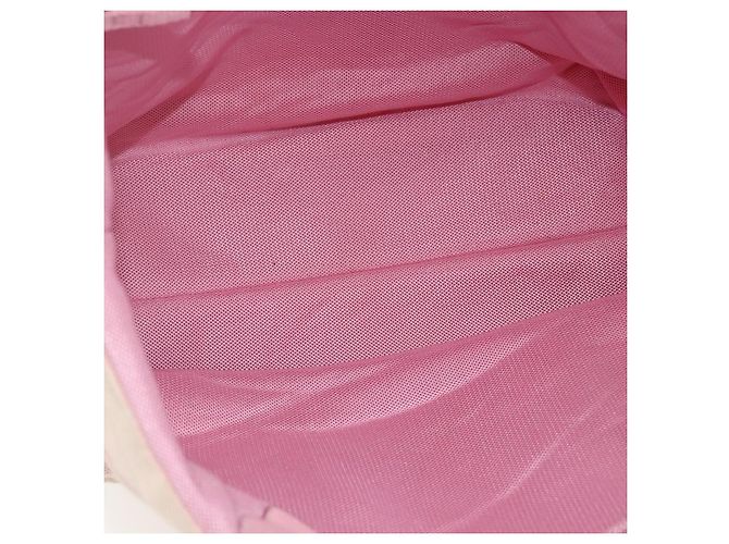 Prada Tote Bag aus Canvas Rosa Silber Auth bs33108 Pink - Ansicht 15