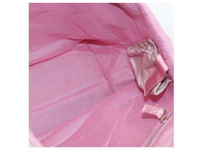 Prada Tote Bag aus Canvas Rosa Silber Auth bs33108 Pink - Ansicht 16