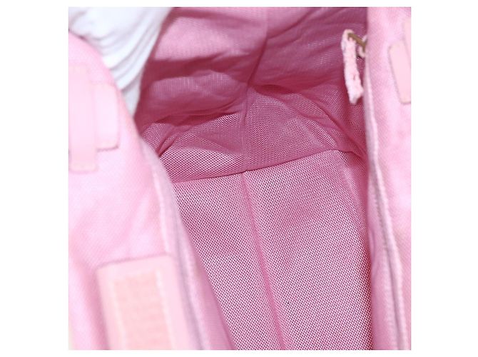 Prada Tote Bag aus Canvas Rosa Silber Auth bs33108 Pink - Ansicht 17