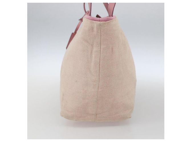 Prada Tote Bag aus Canvas Rosa Silber Auth bs33108 Pink - Ansicht 5