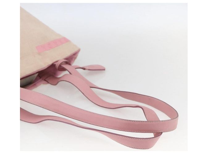 Prada Tote Bag aus Canvas Rosa Silber Auth bs33108 Pink - Ansicht 7