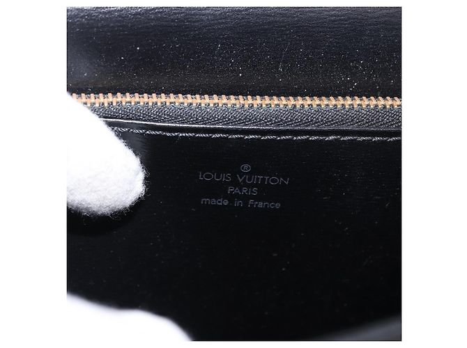 LOUIS VUITTON Borsa a Mano Epi Malesherbes Nera M52372 LV Auth 170100 Nero - vista 19