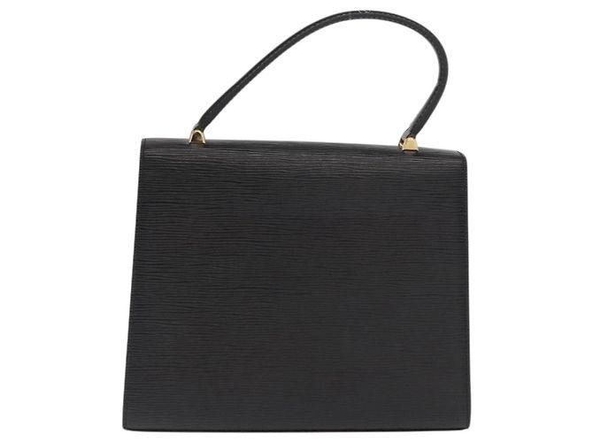LOUIS VUITTON Borsa a Mano Epi Malesherbes Nera M52372 LV Auth 170100 Nero - vista 2