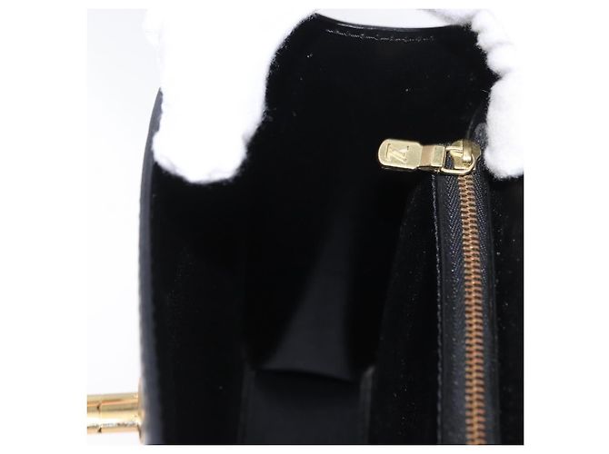 LOUIS VUITTON Borsa a Mano Epi Malesherbes Nera M52372 LV Auth 170100 Nero - vista 21