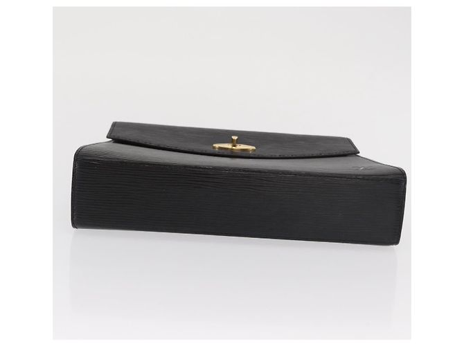LOUIS VUITTON Borsa a Mano Epi Malesherbes Nera M52372 LV Auth 170100 Nero - vista 5