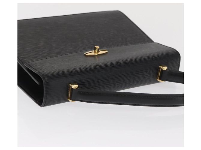 LOUIS VUITTON Borsa a Mano Epi Malesherbes Nera M52372 LV Auth 170100 Nero - vista 6