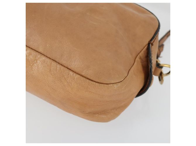 Chloé Borsa a Spalla Chloe in Pelle Beige Oro Auth BA10274 D'oro - vista 10
