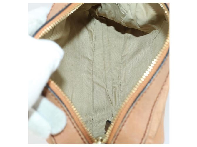 Chloé Borsa a Spalla Chloe in Pelle Beige Oro Auth BA10274 D'oro - vista 15