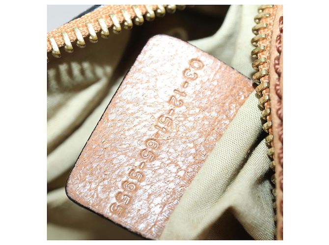Chloé Borsa a Spalla Chloe in Pelle Beige Oro Auth BA10274 D'oro - vista 18