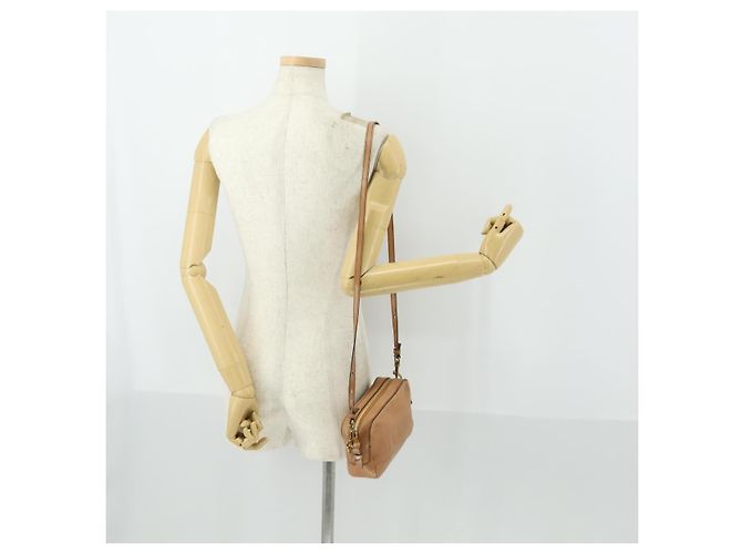 Chloé Borsa a Spalla Chloe in Pelle Beige Oro Auth BA10274 D'oro - vista 19