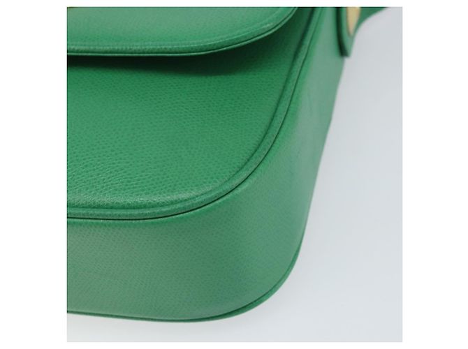 Borsa a Spalla MCM in Pelle Verde Oro Auth BA9971 D'oro - vista 10