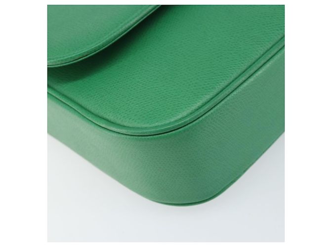Borsa a Spalla MCM in Pelle Verde Oro Auth BA9971 D'oro - vista 11