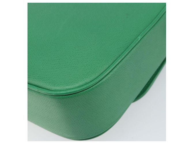 Borsa a Spalla MCM in Pelle Verde Oro Auth BA9971 D'oro - vista 12