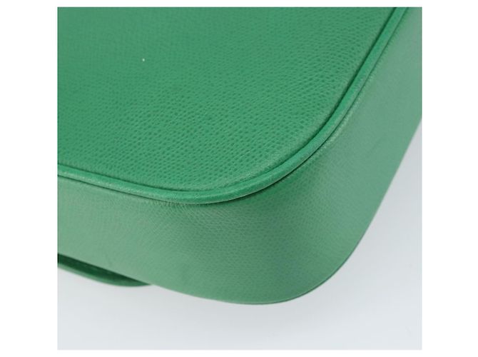 Borsa a Spalla MCM in Pelle Verde Oro Auth BA9971 D'oro - vista 13