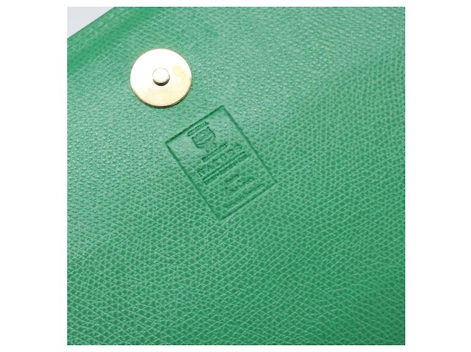 Borsa a Spalla MCM in Pelle Verde Oro Auth BA9971 D'oro - vista 17