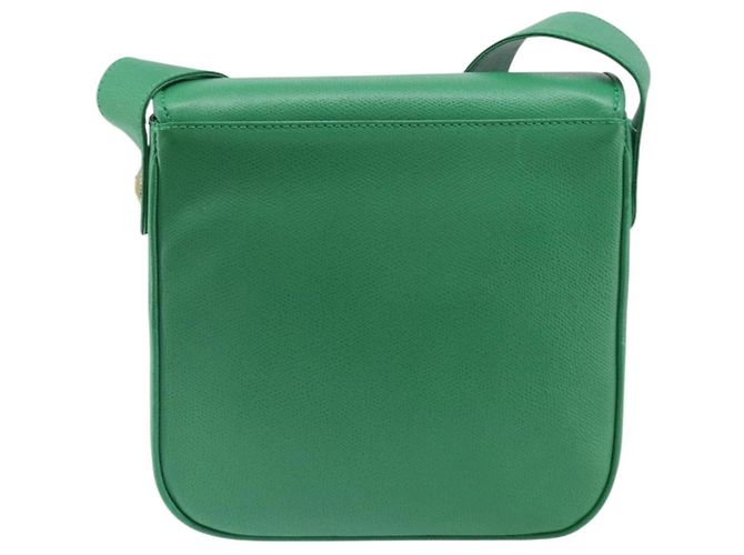 Borsa a Spalla MCM in Pelle Verde Oro Auth BA9971 D'oro - vista 3