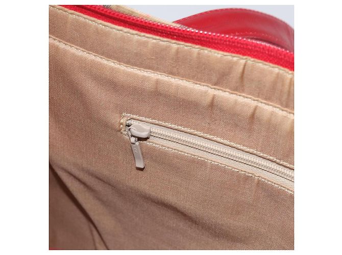 Borsa Tote Nova Check Burberry Canvas Beige Oro Auth 170246 D'oro - vista 19