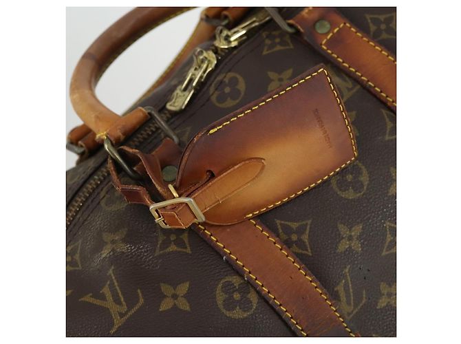 LOUIS VUITTON Monogram Keepall Bandouliere 45 Bolsa Boston M41418 LV Auth 169997 Monograma - vista 17