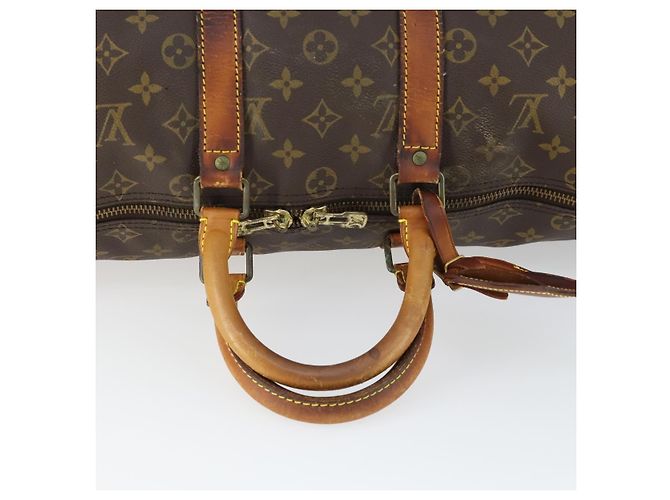 LOUIS VUITTON Monogram Keepall Bandouliere 45 Bolsa Boston M41418 LV Auth 169997 Monograma - vista 7