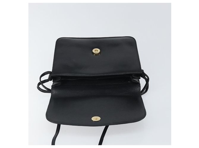 GIVENCHY Schultertasche aus Leder Schwarz Gold Auth bs32997 Golden - Ansicht 15