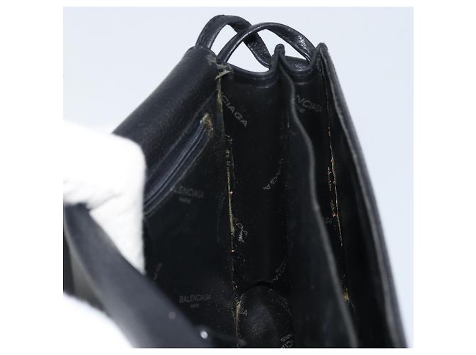 GIVENCHY Schultertasche aus Leder Schwarz Gold Auth bs32997 Golden - Ansicht 18