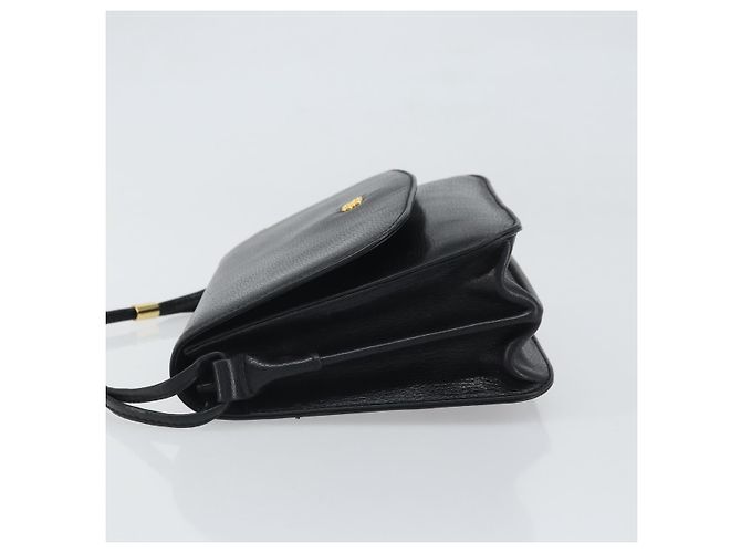 GIVENCHY Schultertasche aus Leder Schwarz Gold Auth bs32997 Golden - Ansicht 5