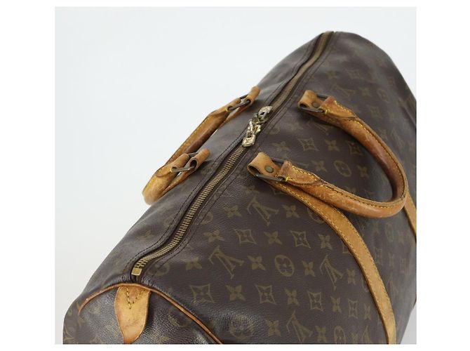 LOUIS VUITTON Borsa Boston Monogram Keepall 50 M41426 LV Auth 166549 Monogramma - vista 7