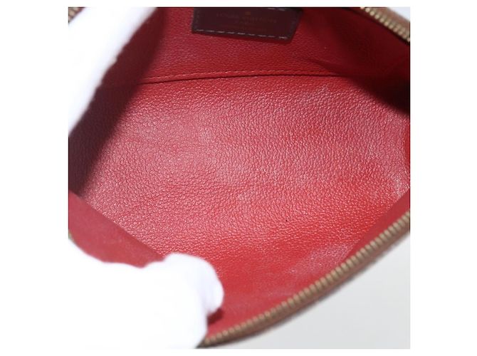 LOUIS VUITTON Pochette Cosmética PM Damier Ebene N47516 Auth LV 169824 - vista 10