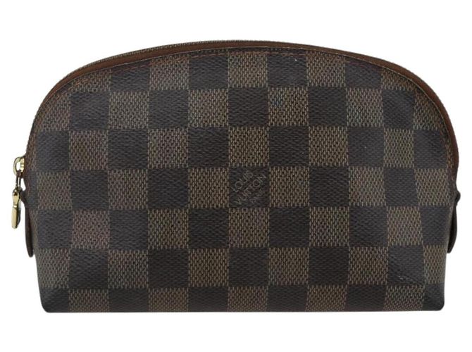 LOUIS VUITTON Pochette Cosmética PM Damier Ebene N47516 Auth LV 169824 - vista 13
