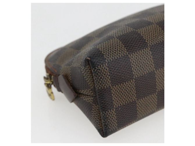 LOUIS VUITTON Pochette Cosmética PM Damier Ebene N47516 Auth LV 169824 - vista 14