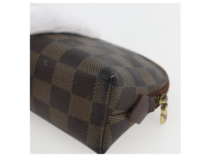 LOUIS VUITTON Pochette Cosmética PM Damier Ebene N47516 Auth LV 169824 - vista 15