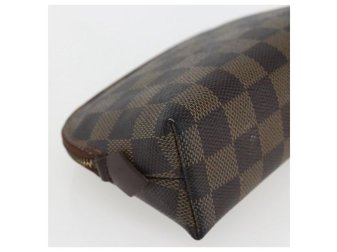 LOUIS VUITTON Pochette Cosmética PM Damier Ebene N47516 Auth LV 169824 - vista 16