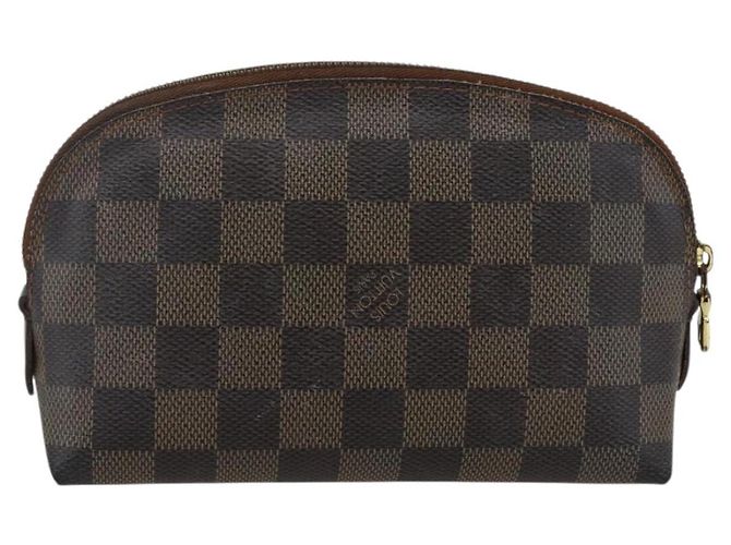 LOUIS VUITTON Pochette Cosmética PM Damier Ebene N47516 Auth LV 169824 - vista 2