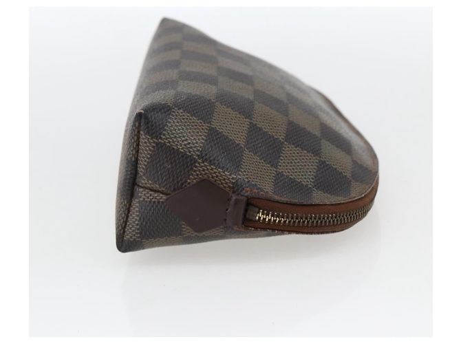 LOUIS VUITTON Pochette Cosmética PM Damier Ebene N47516 Auth LV 169824 - vista 4