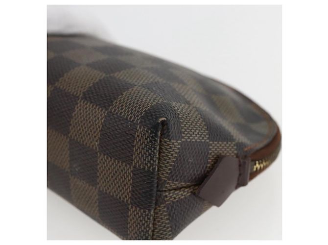 LOUIS VUITTON Pochette Cosmética PM Damier Ebene N47516 Auth LV 169824 - vista 7