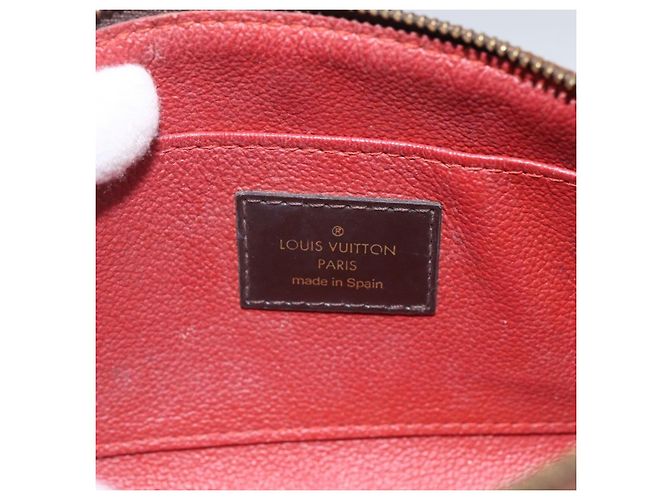 LOUIS VUITTON Pochette Cosmética PM Damier Ebene N47516 Auth LV 169824 - vista 9