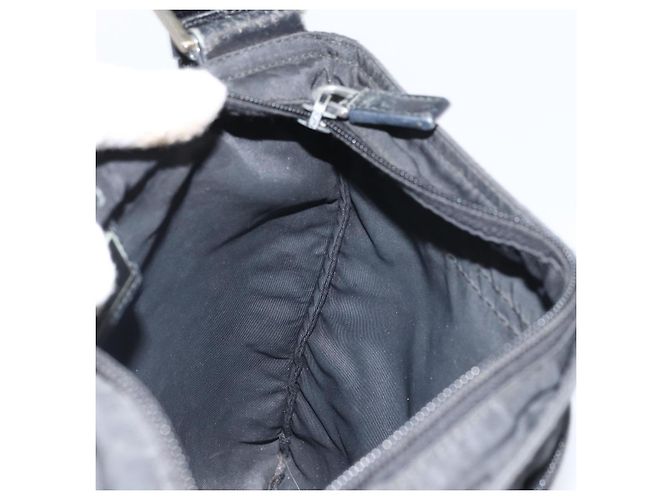 Borsa a Spalla PRADA Nylon Nero Argento Autentica 169384 - vista 18