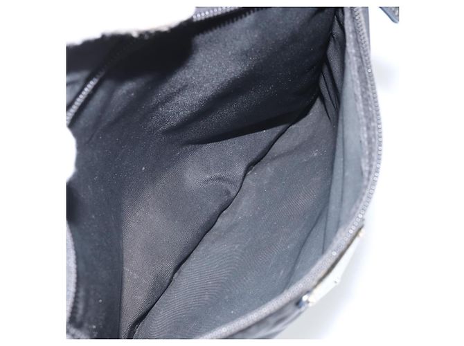 Borsa a Spalla PRADA Nylon Nero Argento Autentica 169384 - vista 21