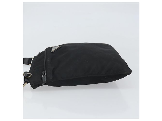 Borsa a Spalla PRADA Nylon Nero Argento Autentica 169384 - vista 5