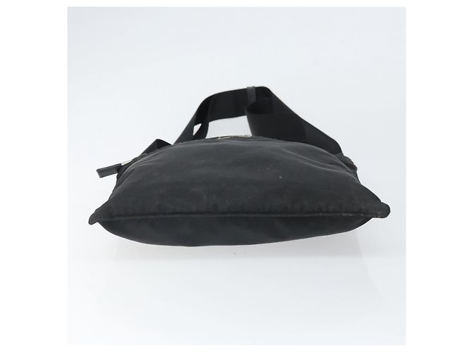 Borsa a Spalla PRADA Nylon Nero Argento Autentica 169384 - vista 9