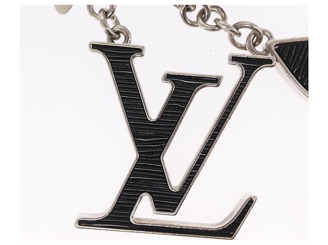 LOUIS VUITTON Bijusac Fleur Deux Charm metallo Argento M65084 LV Auth bs32992 - vista 3