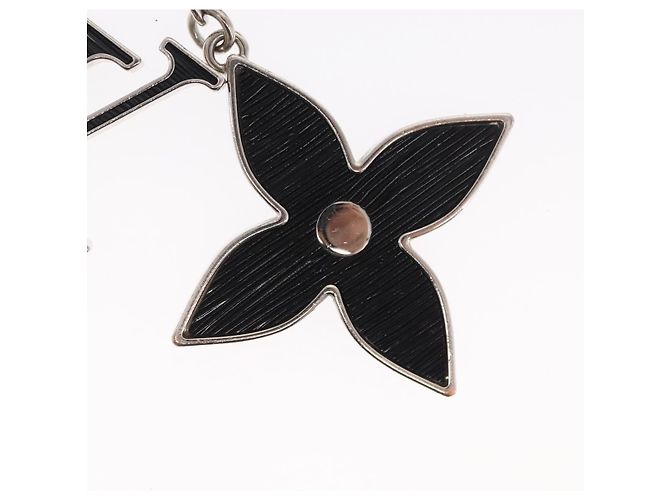 LOUIS VUITTON Bijusac Fleur Deux Charm metallo Argento M65084 LV Auth bs32992 - vista 4