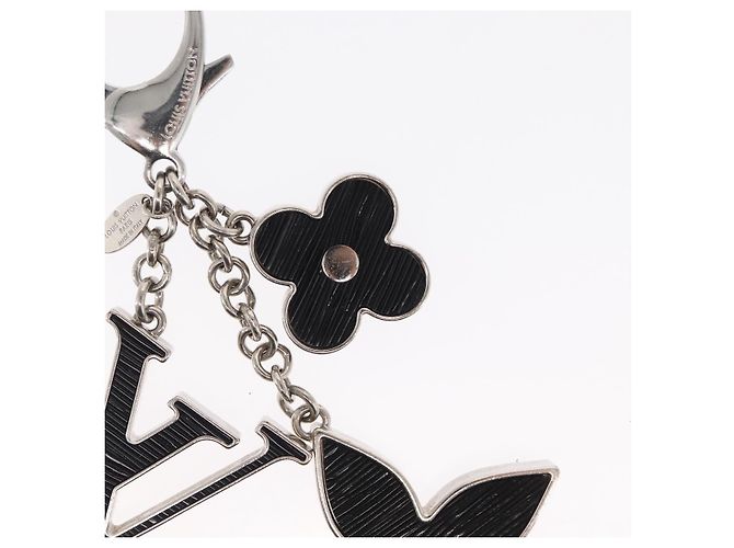 LOUIS VUITTON Bijusac Fleur Deux Charm metallo Argento M65084 LV Auth bs32992 - vista 5