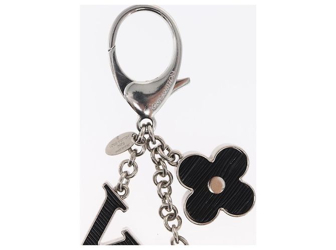 LOUIS VUITTON Bijusac Fleur Deux Charm metallo Argento M65084 LV Auth bs32992 - vista 6
