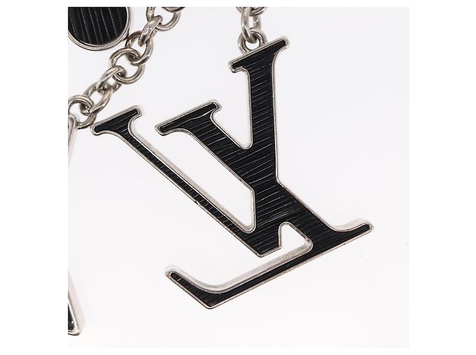 LOUIS VUITTON Bijusac Fleur Deux Charm metallo Argento M65084 LV Auth bs32992 - vista 8