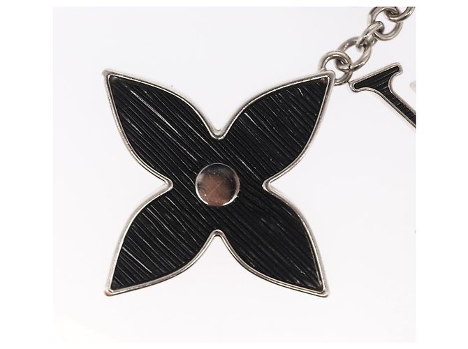 LOUIS VUITTON Bijusac Fleur Deux Charm metallo Argento M65084 LV Auth bs32992 - vista 9