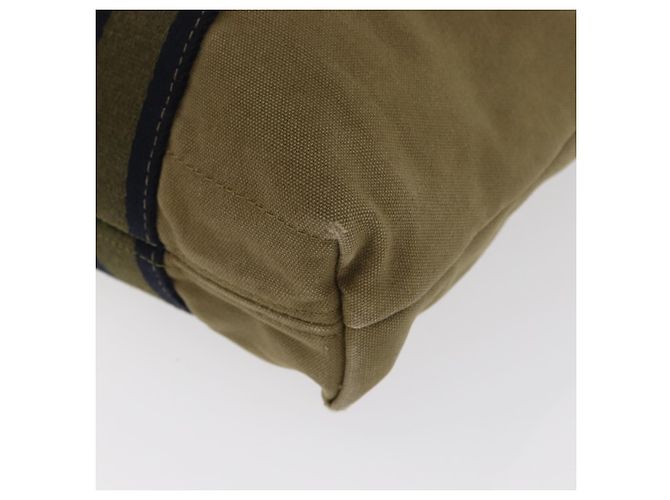 Hermès HERMES Fourre Tout Cabass Hand Bag Canvas Khaki Auth 163450 - view 13