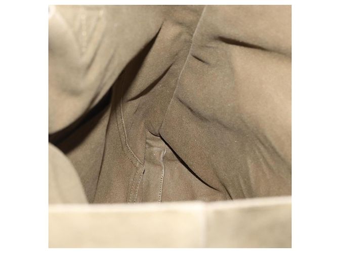 Hermès HERMES Fourre Tout Cabass Hand Bag Canvas Khaki Auth 163450 - view 16