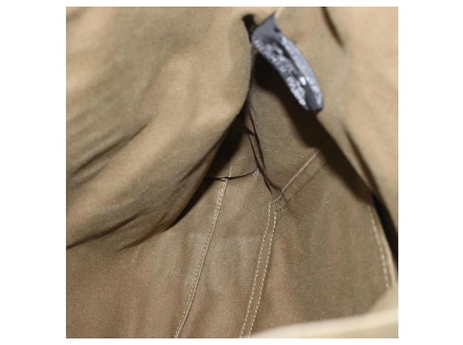 Hermès HERMES Fourre Tout Cabass Hand Bag Canvas Khaki Auth 163450 - view 17