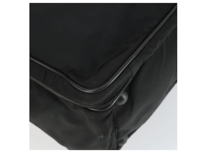PRADA Hand Bag Nylon 2way Black Silver Auth 164859 Silvery - view 13